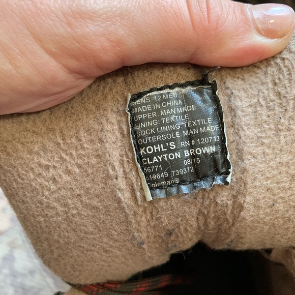 Coleman Dual-Tone Men's Snow Boots Winter Footwear Size 12 Shoes Heavy Duty - Picture 5 of 6